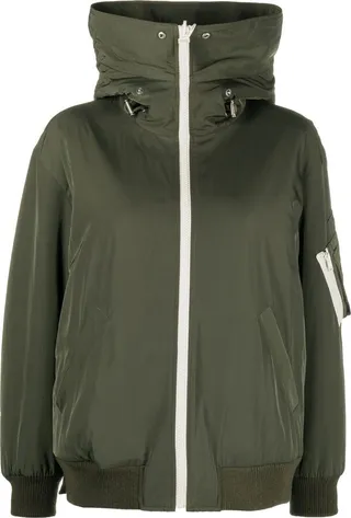 Reversible Hooded Bomber Jacket
