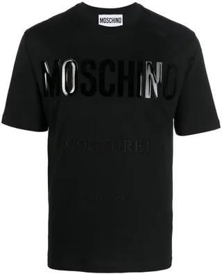 logo-print organic cotton T-shirt