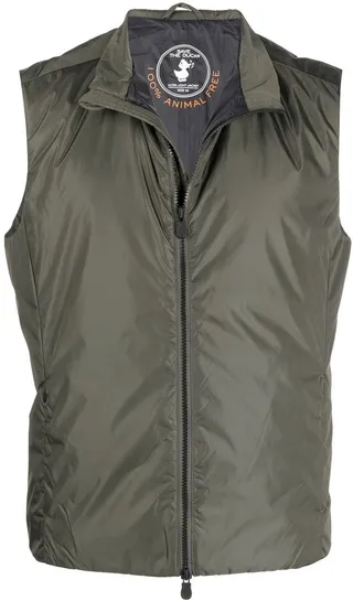 Mega high-neck gilet