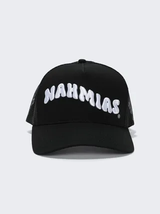 Bubble Wave Trucker Hat Black