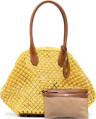 Interwoven-Design Tote Bag