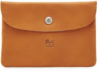 Medium Snap Closure Leather Case