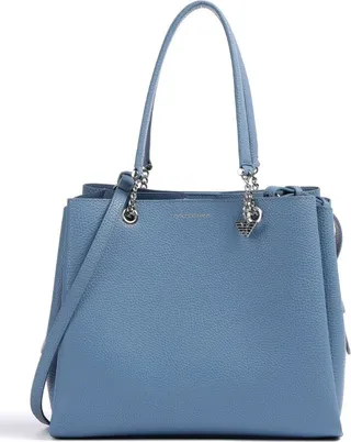 Emporio Armani Logo Plaque Tote Bag