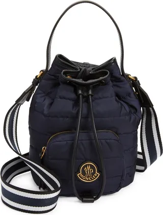Kilia Quilted Crossbody Bucket Bag