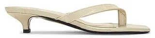 Toteme The Flip-Flop Heel in Cream