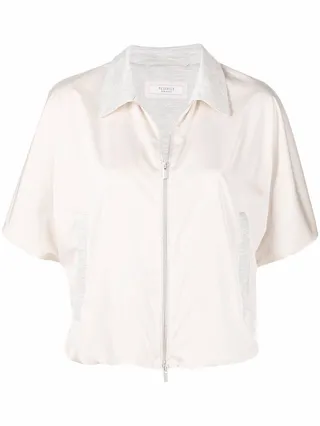 Short-Sleeve Track Jacket