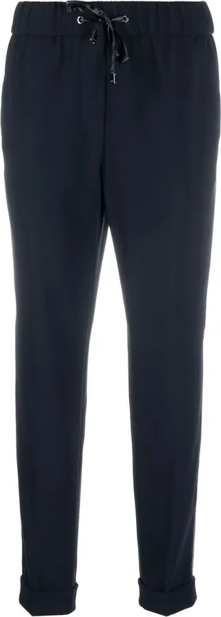 Drawstring Cropped Trousers