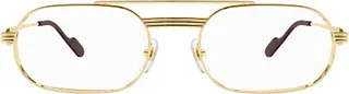 Cartier Oval Frame Glasses