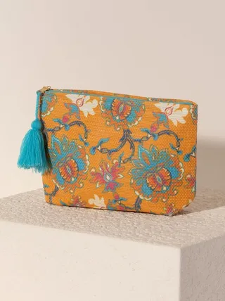 Shiraleah Fuentes Zip Pouch - Brown