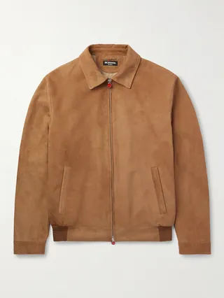 Suede Harrington Jacket