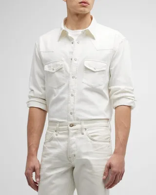 Men's Western Cotton Sport Shirt