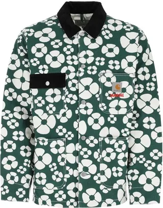 Marni X Carhartt Buttoned Denim Jacket