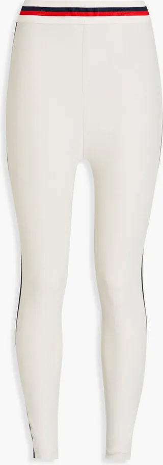 Striped stretch leggings