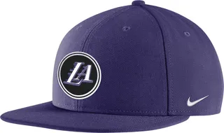 Los Angeles Lakers City Edition Nike Men's NBA Snapback Hat in Purple