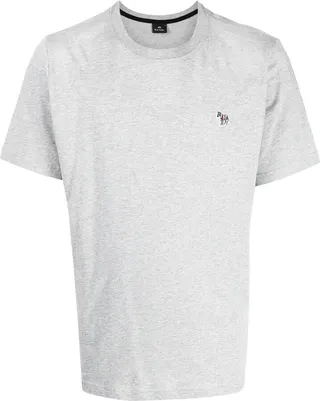 Zebra embroidered-logo t-shirt