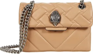 Kurt Geiger London Mini Kensington Crossbody Bag (Camel) Cross Body Handbags