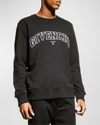 Men's Slim College Embroidery Sweatshirt