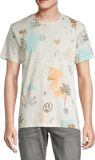 Tie Dye Sketch Tee