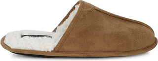 Faux Fur-Lined Slippers