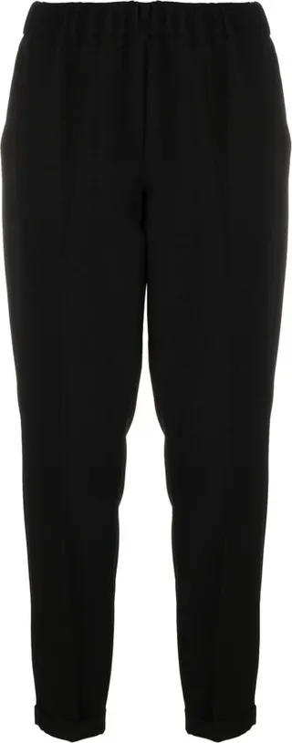 Slim-Fit Cropped Trousers