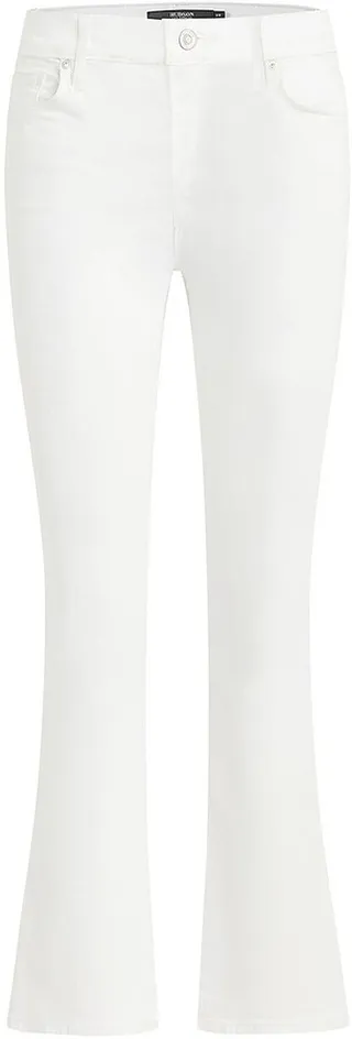 Barbara High-Rise Stretch Crop Boot-Cut Jeans
