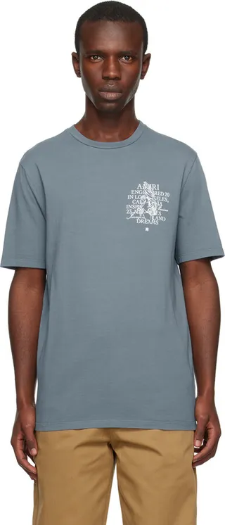 AMIRI Blue Precious Memories T-Shirt