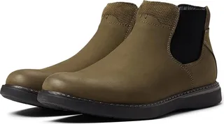 Nunn Bush Bayridge Plain Toe Chelsea Boot (Moss) Men's Shoes