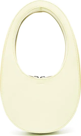 Swipe leather tote bag