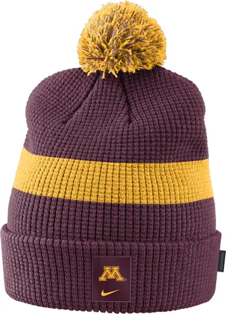 Nike Unisex College (Minnesota) Pom Beanie in Red