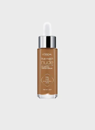 True Match Nude, Plumping Tinted Serum, Shade 7-8, Tan Deep