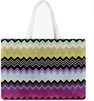 Missoni Zig-Zag Pattern Large Tote Bag