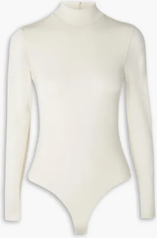 Lala stretch-jersey turtleneck bodysuit