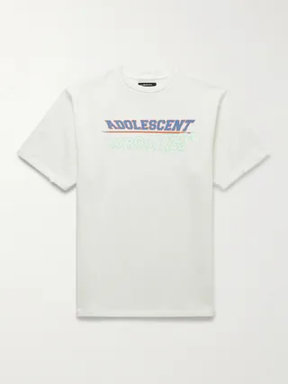 Printed Cotton-Jersey T-Shirt
