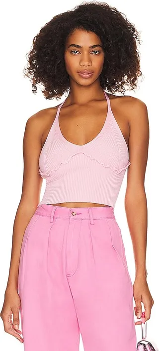 Sanyia Halter Crop Top