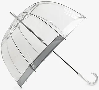 Womens Silver Birdcage Umbrella