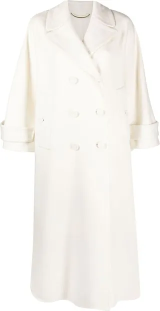 Double-Breasted Maxi Coat