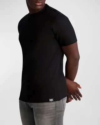 Men's Solid Pocket Logo T-Shirt