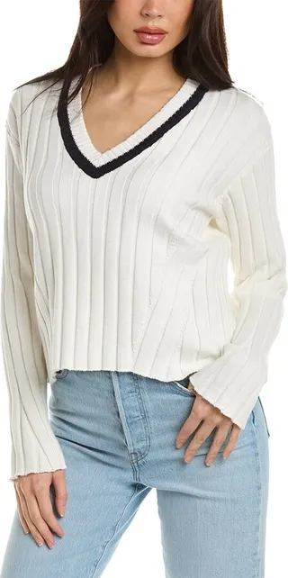Faherty Game Set Cricket Cashmere-Blend Sweater
