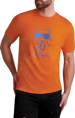 Karl Sunglasses Character Cotton T-Shirt