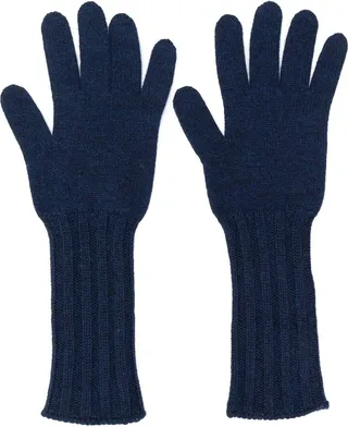 ribbed Scottish gloves