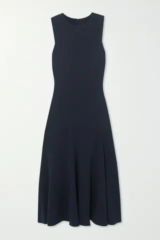 Theory - Admiral Crepe Midi Dress - Blue