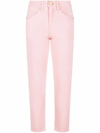High-Waisted Cropped Trousers