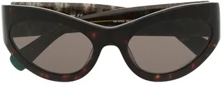 Signature-Zigzag Cat-Eye Sunglasses