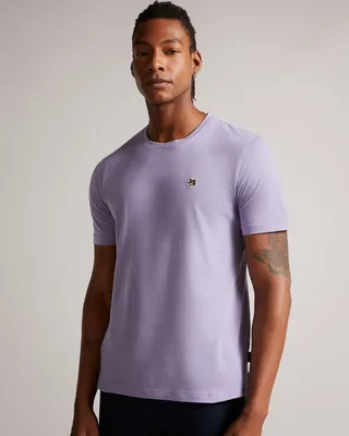 Short Sleeve T Shirt in Light Purple