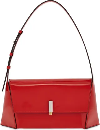 Prisma leather shoulder bag