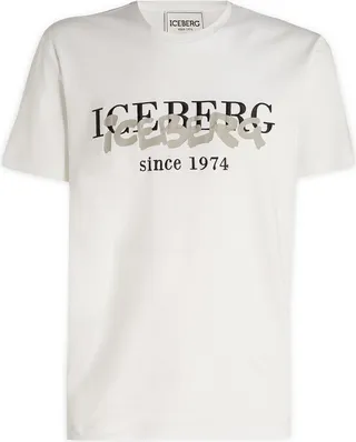 Iceberg Heritage Logo Detailed Crewneck T-Shirt