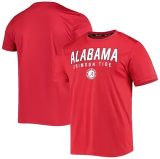 Men's Champion Crimson Alabama Crimson Tide Stack T-shirt