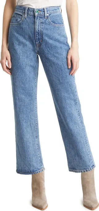 London High Waist Crop Bootcut Jeans