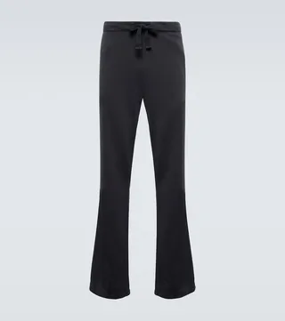 Cotton and cashmere sweatpants