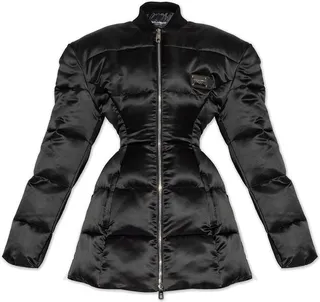 Dolce & Gabbana Logo-Plaque Padded Shoulder Jacket